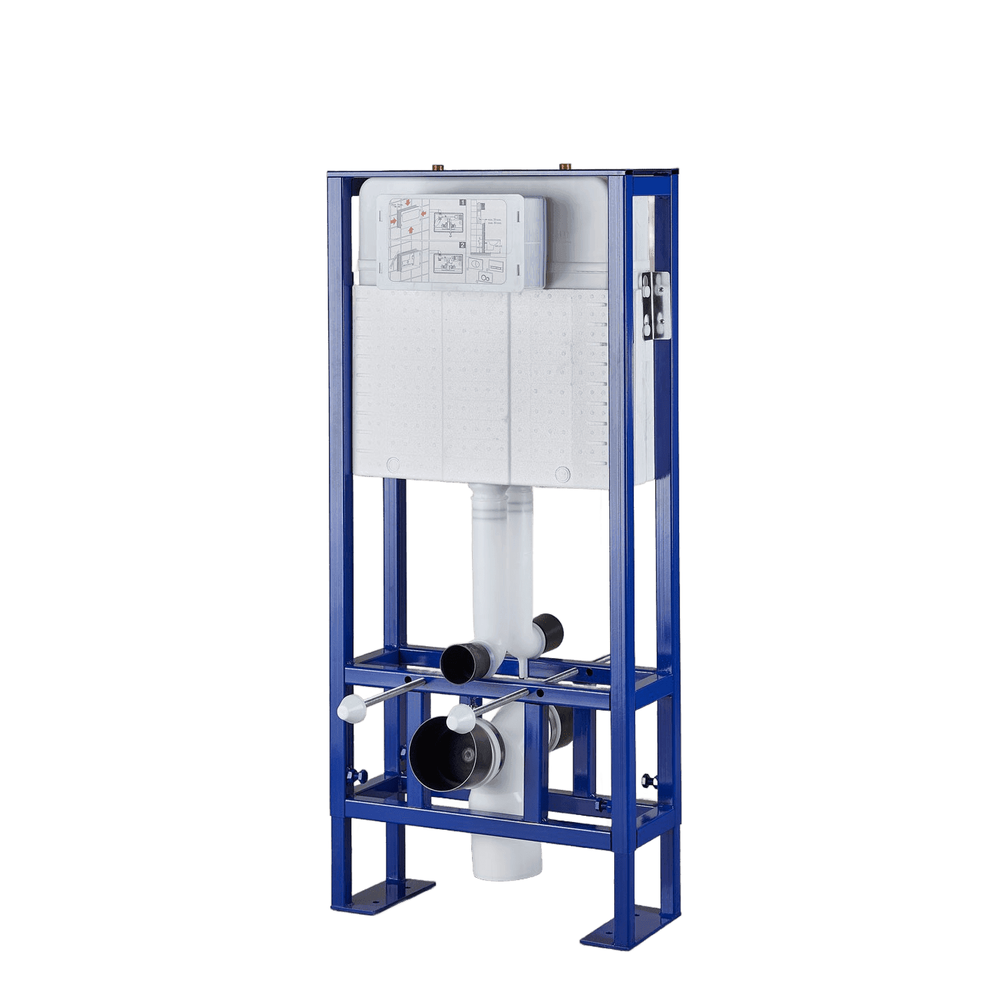 Promicro Back-to-Back Concealed Cistern for Plasterboard (80 mm, Sense)