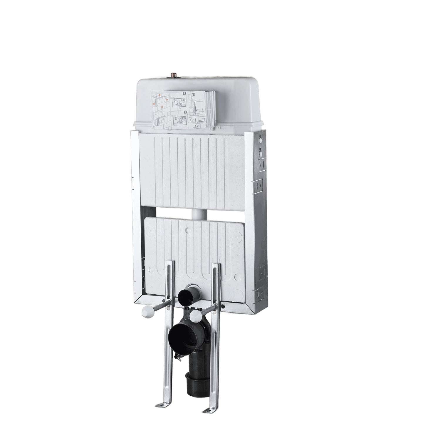 Promicro In-Wall Concealed Cistern for Brick Walls (80 mm, Sense)
